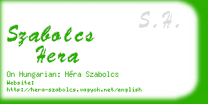 szabolcs hera business card